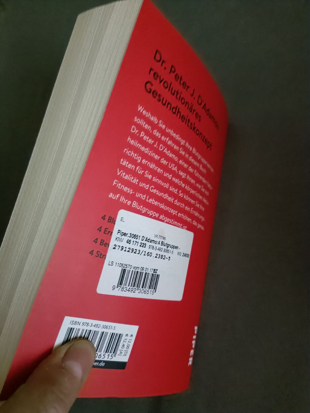 Libri: 4 Blutgruppen – Nuovo (secondo la descrizione) da Gossau SG venduto da scania1509 2