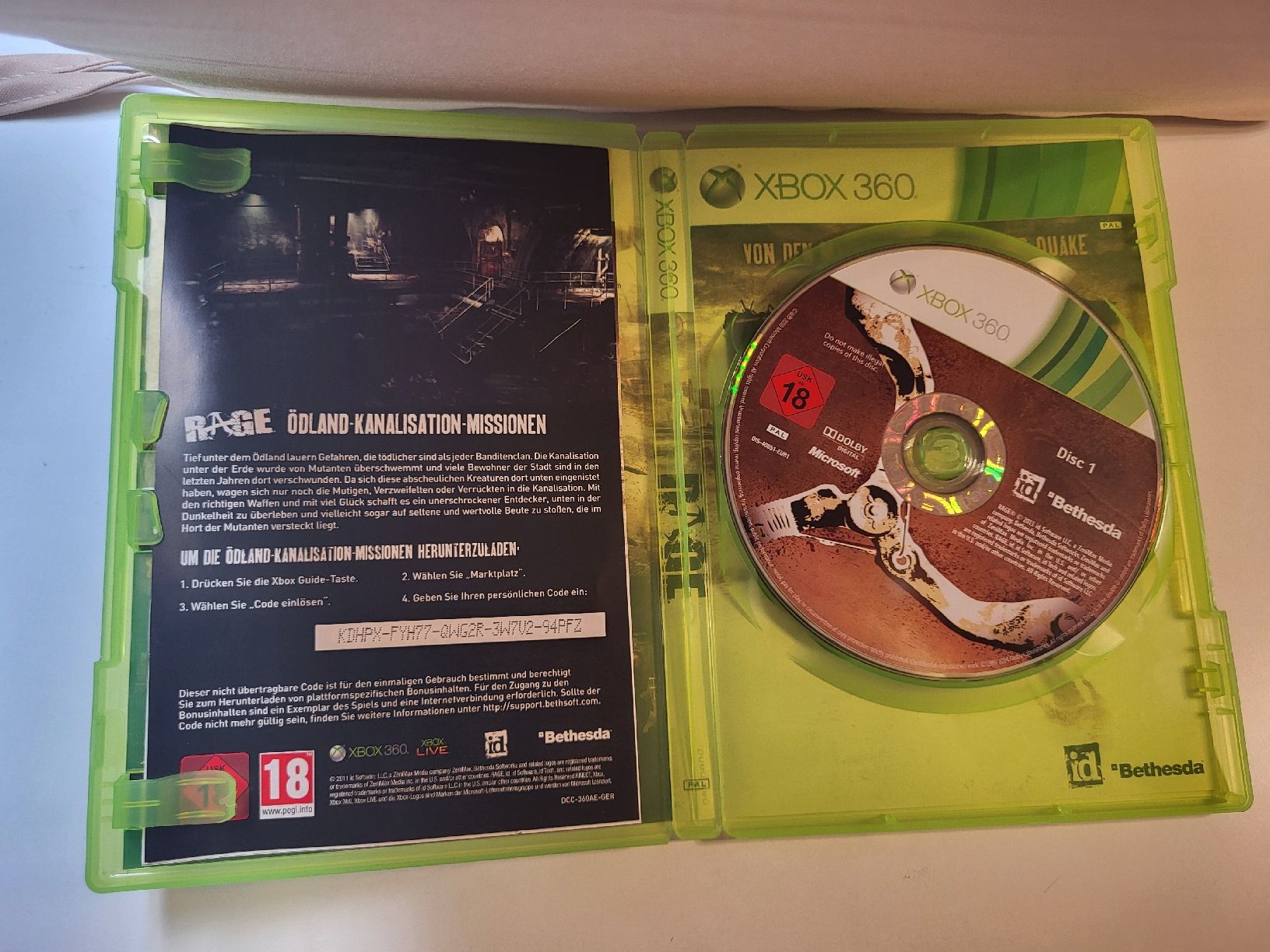 Spiele: Xbox 360 Rage Anarchy Edition – Gebraucht aus Ettiswil von beekeper13 2