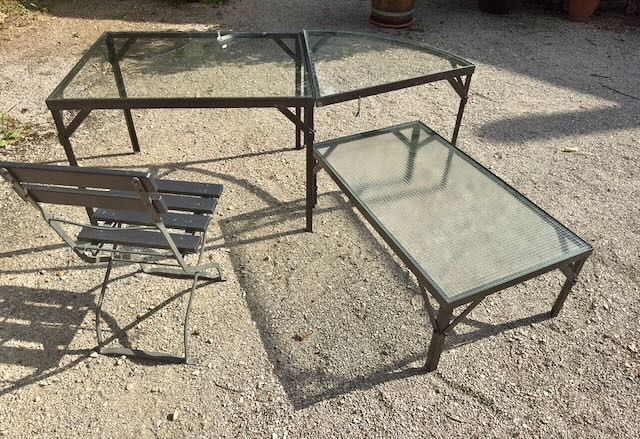 Tische: Design-Glastisch & Beistelltisch – Gebraucht aus Solothurn von tombaum5 2