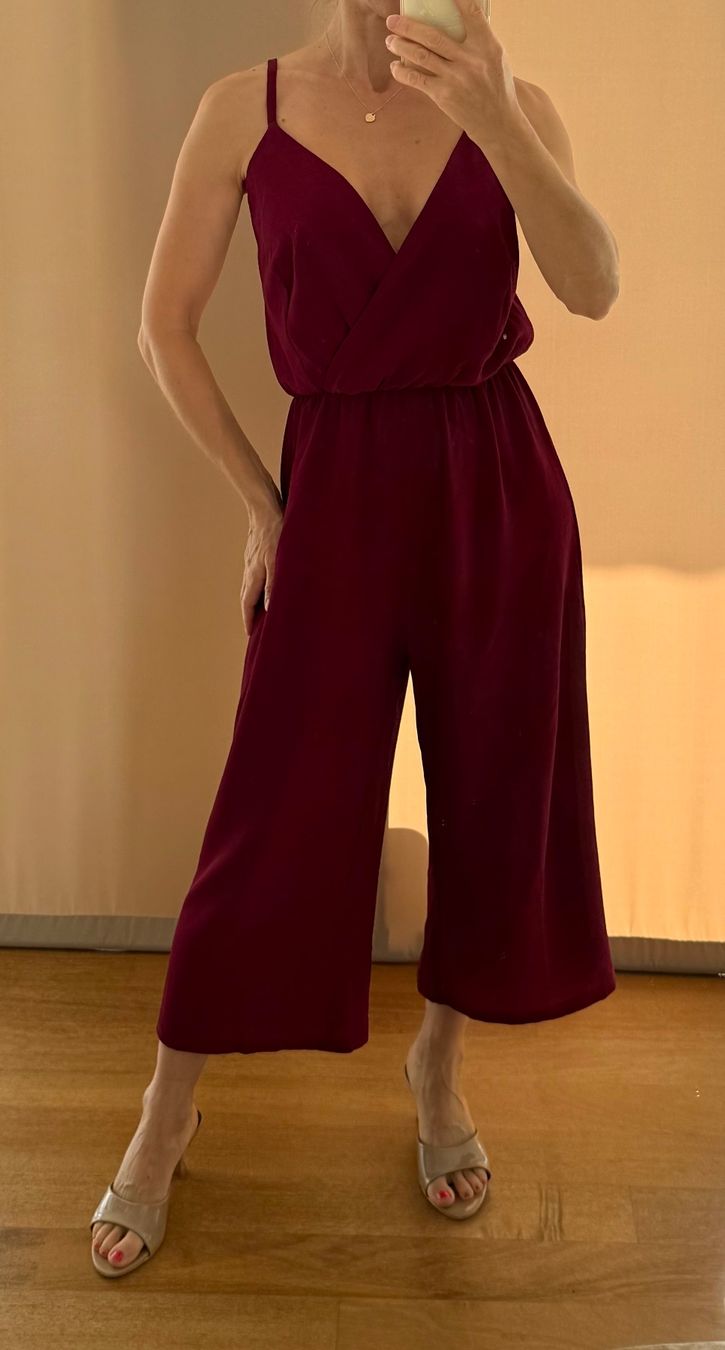Jumpsuits: Jumpsuit Gr. 34 bordeauxrot – Gebraucht aus Stansstad von InStyle8