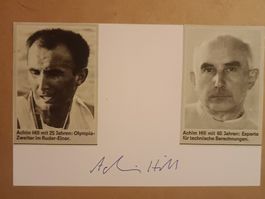 Achim Hill - 2x Olympia Silber - Rudern - verstorben 2015