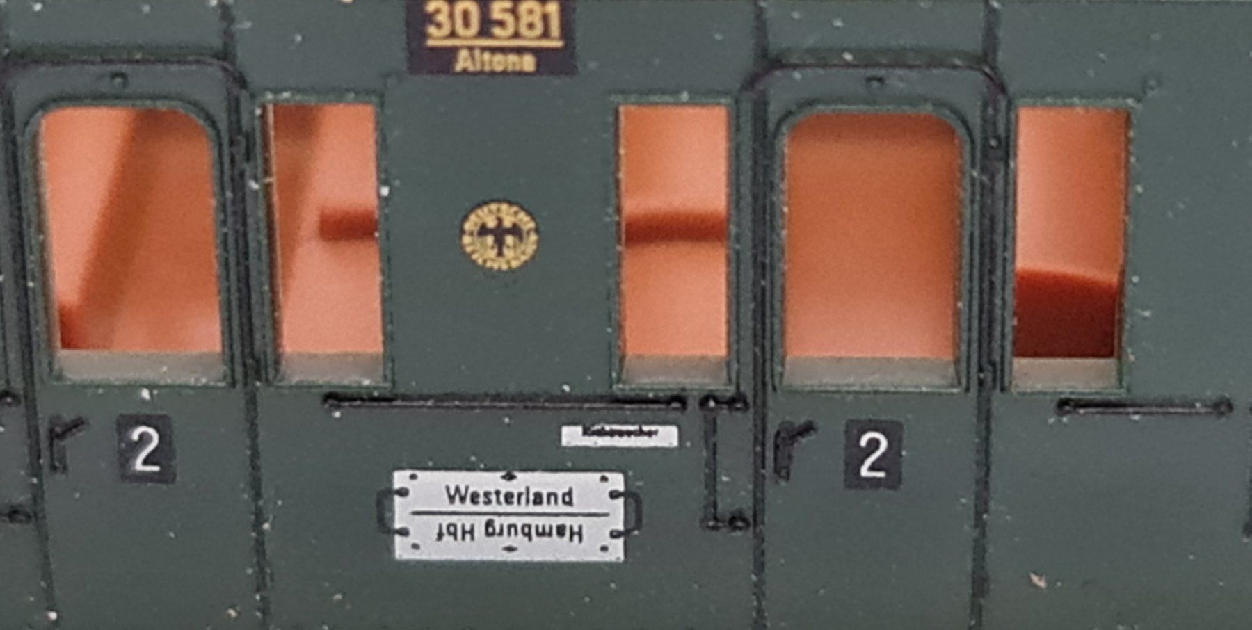 Fleischmann Modellini di ferrovie: Fleischmann DRB Wagen Gehäuse N – Nuovo (secondo la descrizione) da Pfungen venduto da Fastback66 4
