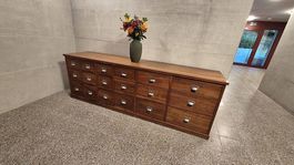 Riva 1920 Boston Kommode  Kirschbaum massiv  18 Schubladen