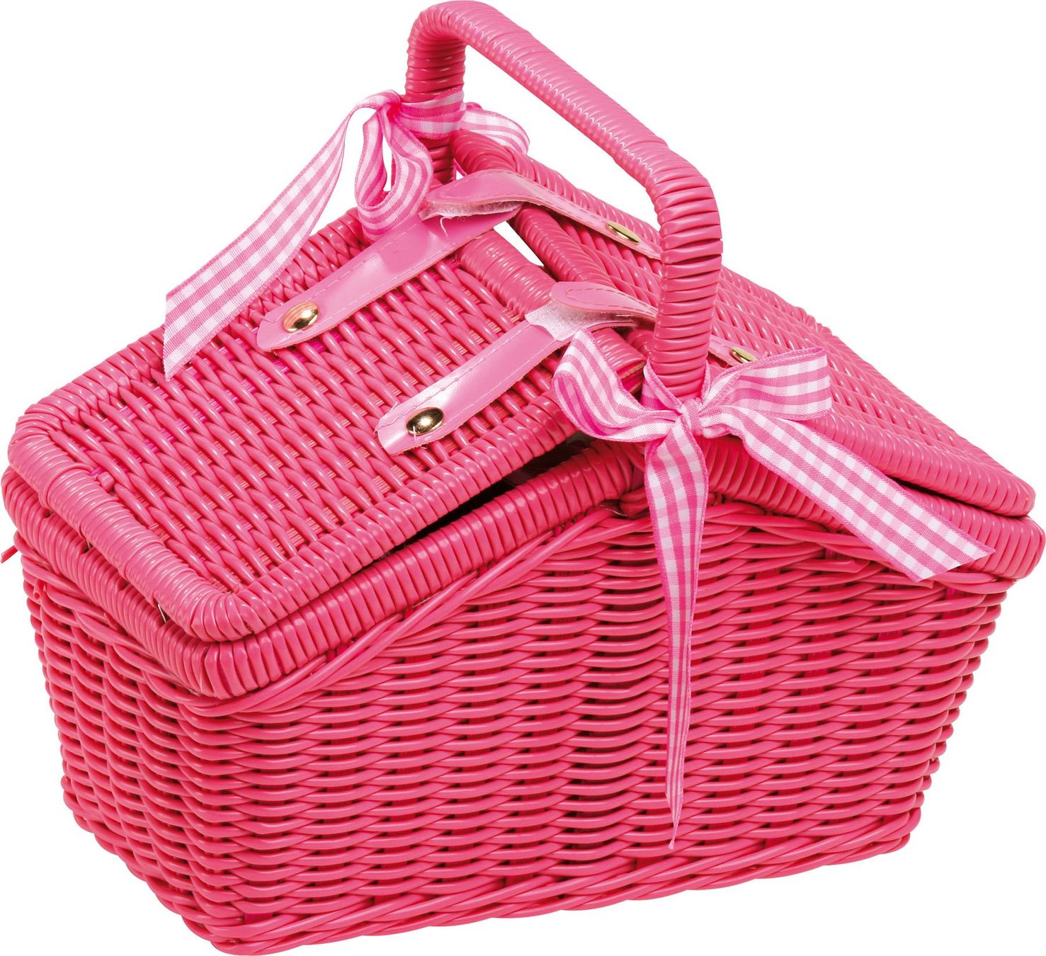 Giocattoli: Kinder Picknickkorb Rosa - bunte Blumen – Nuovo e nell'imballaggio originale da Wettingen venduto da Swala 2