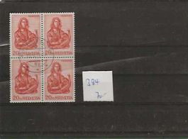 timbre 384 bloc de 4