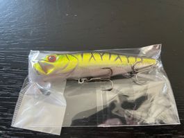 9cm Plopper topwater köder hecht 14g grün metallic silber