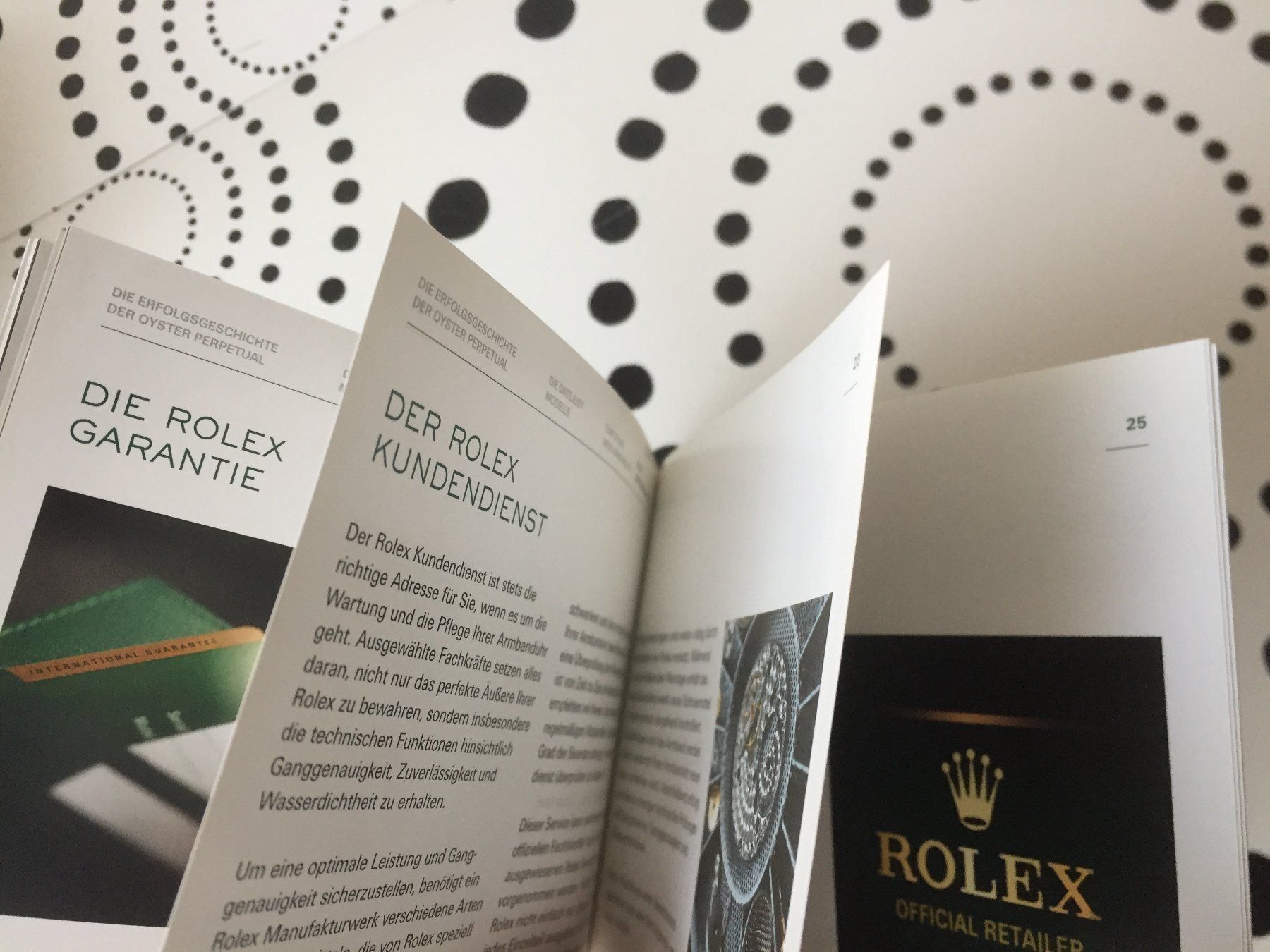 Rolex Documenti: ROLEX - DATEJUST AND DATEJUST II - OPERATING INSTRUCTIONS DE – Usato da Epalinges venduto da dream-watch 5