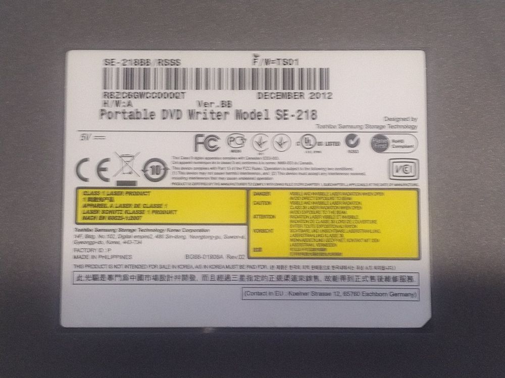 Portable DVD Writer Model SE218 Kaufen auf Ricardo