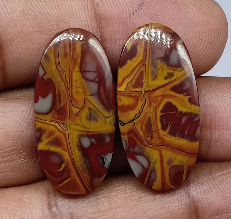 Mineralien & Heilsteine: Ironman Jasper 2 Stück wunderschön!!! – Neu (gemäss Beschreibung) aus Ronco sopra Ascona von Tonytornado