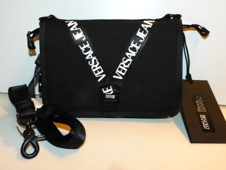 Design Versace Jeans Couture Tasche Umhängetasche  Schwarz