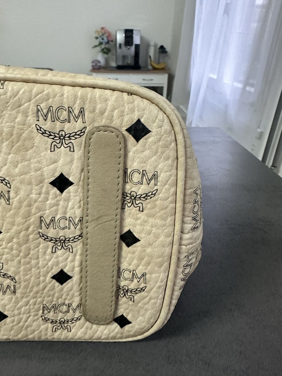 Mcm Sacs femmes: Original MCM Shopper Beige Medium mit Clutch – D'occasion à St. Gallen par Kosa97 5