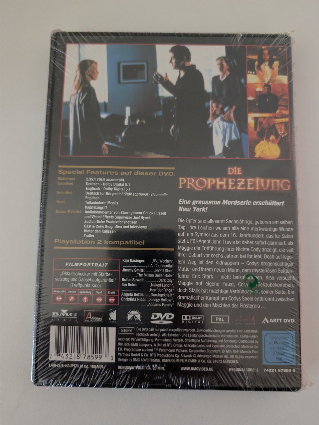 Tutti i DVDs: Die Prophezeiung (Widescreen Edition) – Nuovo e nell'imballaggio originale da Zürich venduto da eflohmi 1