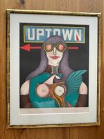 5 Contemporary Popart Richard Lindner Litho signiert gerahmt