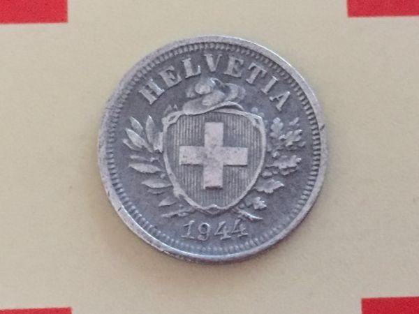 Alle Münzen: 1 Rappen 1944 Zn, ss-vz – Gebraucht aus Elsau von herbybay