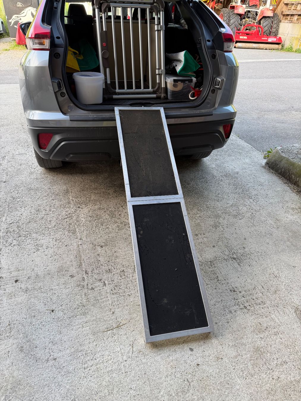 Gabbie, trasporto & Sicurezza: Hunderampe faltbar Alu – Usato da Hirschthal venduto da Mulra 1