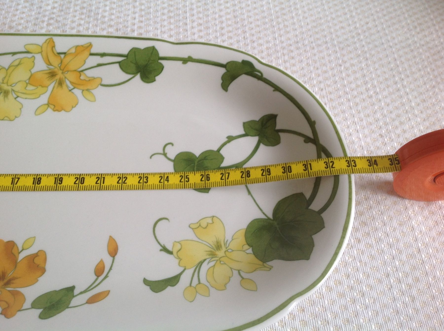Villeroy & Boch Piatti di portata: Villeroy & Boch - Geranium - plat 33x16cm – Usato da Sion venduto da accroshoes 3