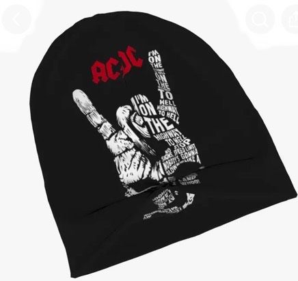 AC/DC Beanie Mütze Rock Punk Metal