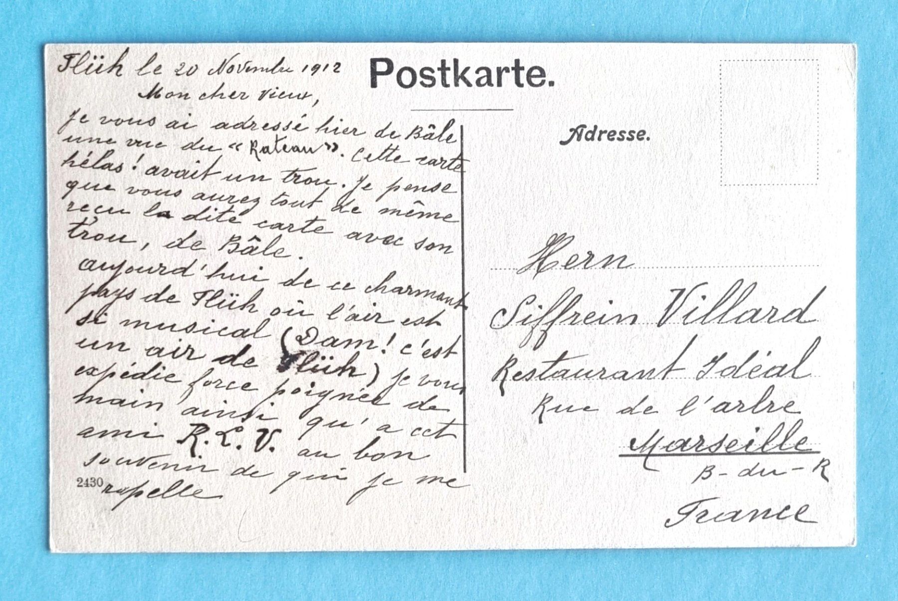 Cartoline postali: Flüh (SO)  - Leimental - Dorfansicht - 1912 – Usato da Rothrist venduto da RROENK 1