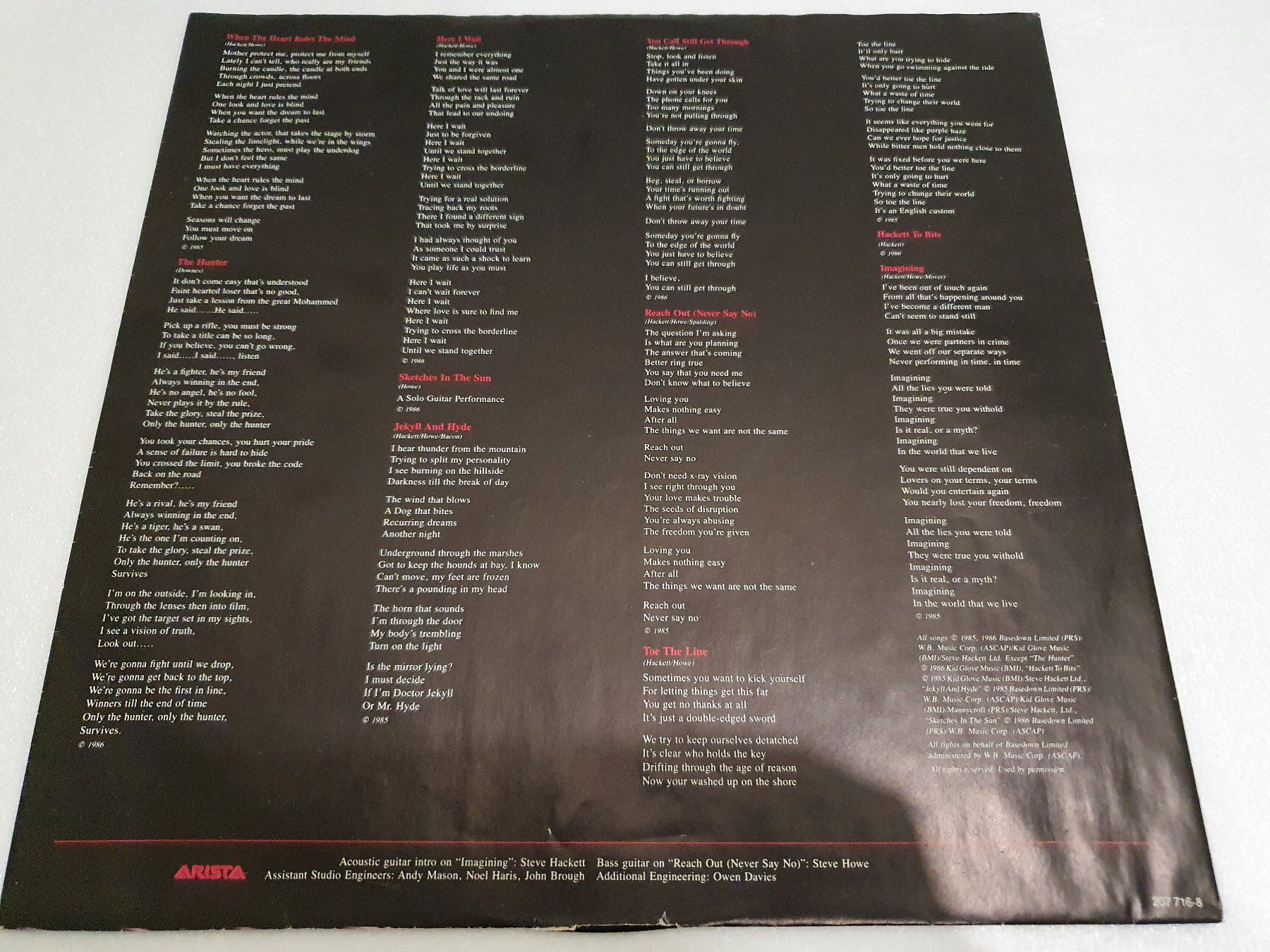 Dischi in vinile: GTR – GTR – Usato da Uster venduto da Vinyl-Leidenschaft 3