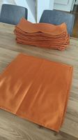 75 Stk. orangene Stoff Servietten