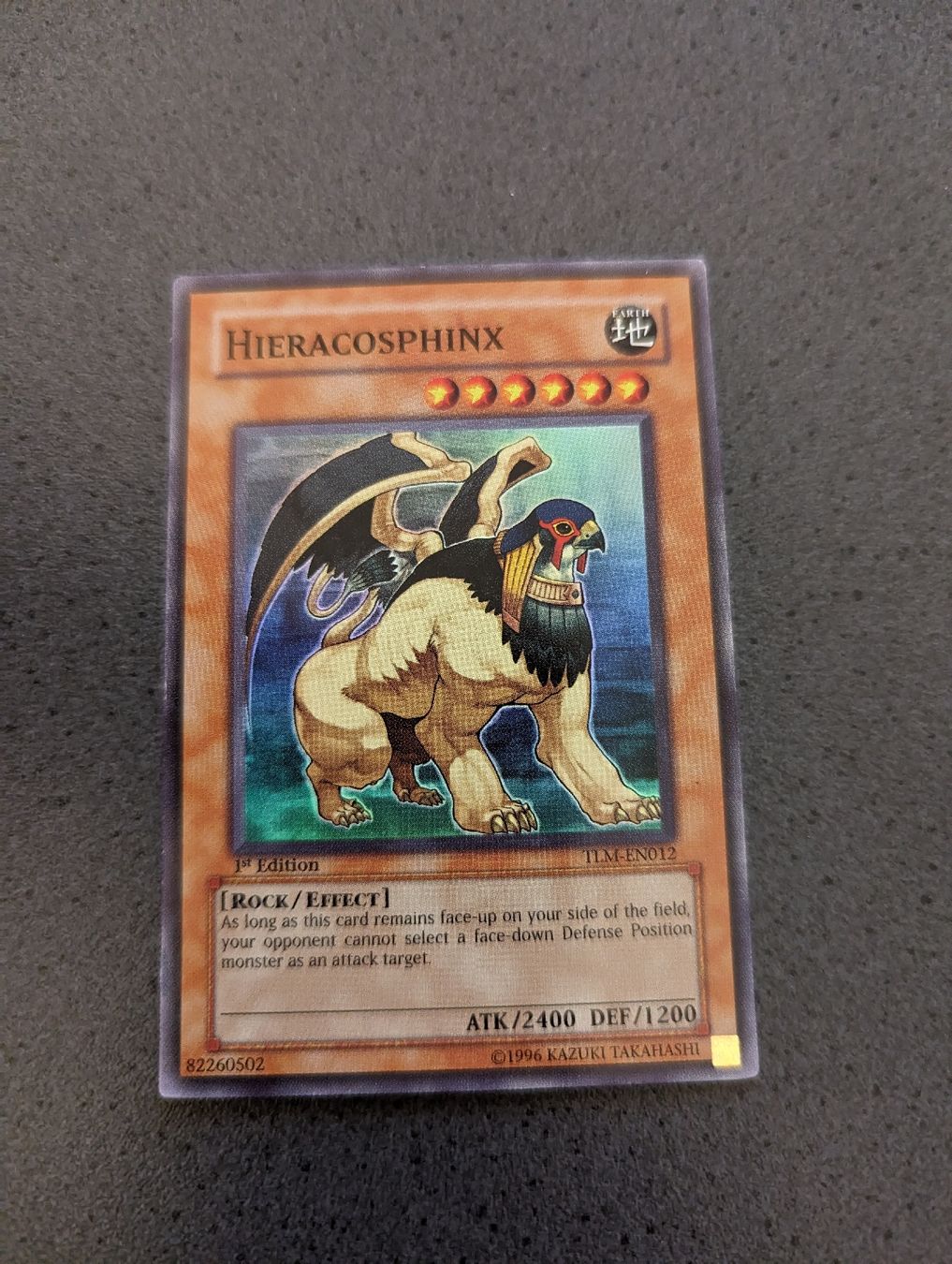 Yugioh Cartes à collectionner: Hieracosphinx TLM-EN012 1st. – D'occasion à Schattdorf par Fabian500