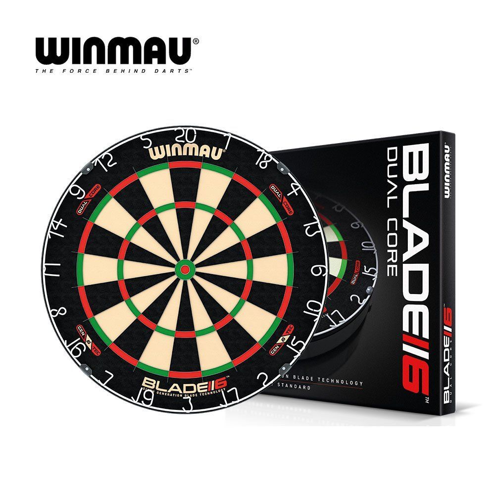 Freccette: Dartboard Winmau Blade 6, Dual Core – Nuovo e nell'imballaggio originale da Thun venduto da billiardstore 1