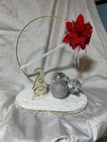 Adventsdeko Wichtel Goldreif Winterzauber Tischdeko Neu! ...