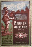 ALTE TOURISTENKARTE BERNER OBERLAND