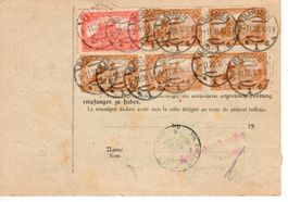 Paketkarte deutsches Reich 1920 - Postzoll Luzern