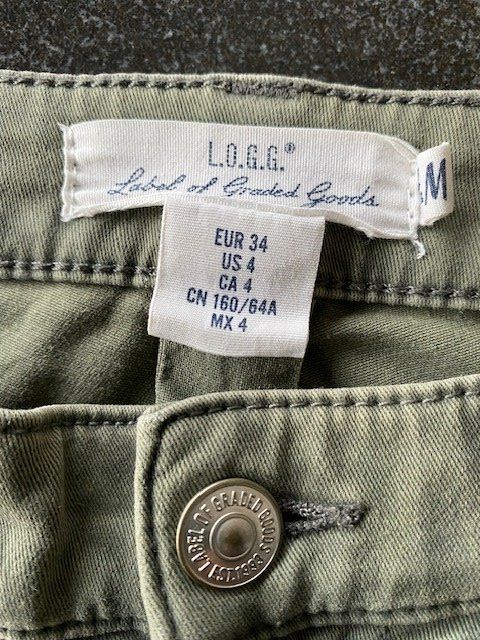 Pantaloni: Damen-Hose, kaki, Gr. 34 – Usato da Ergisch venduto da July64 1