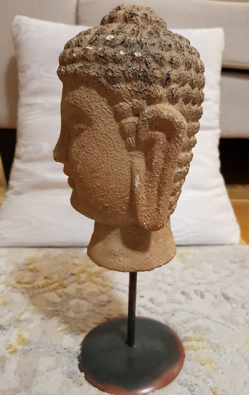 Sculture & Statue: Buddha-Kopf-Ton – Usato da Killwangen venduto da Marc-Antonio 1