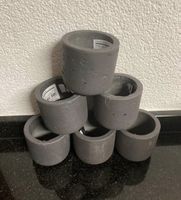 Pflanztöpfe Beton grau 6 Stück neu