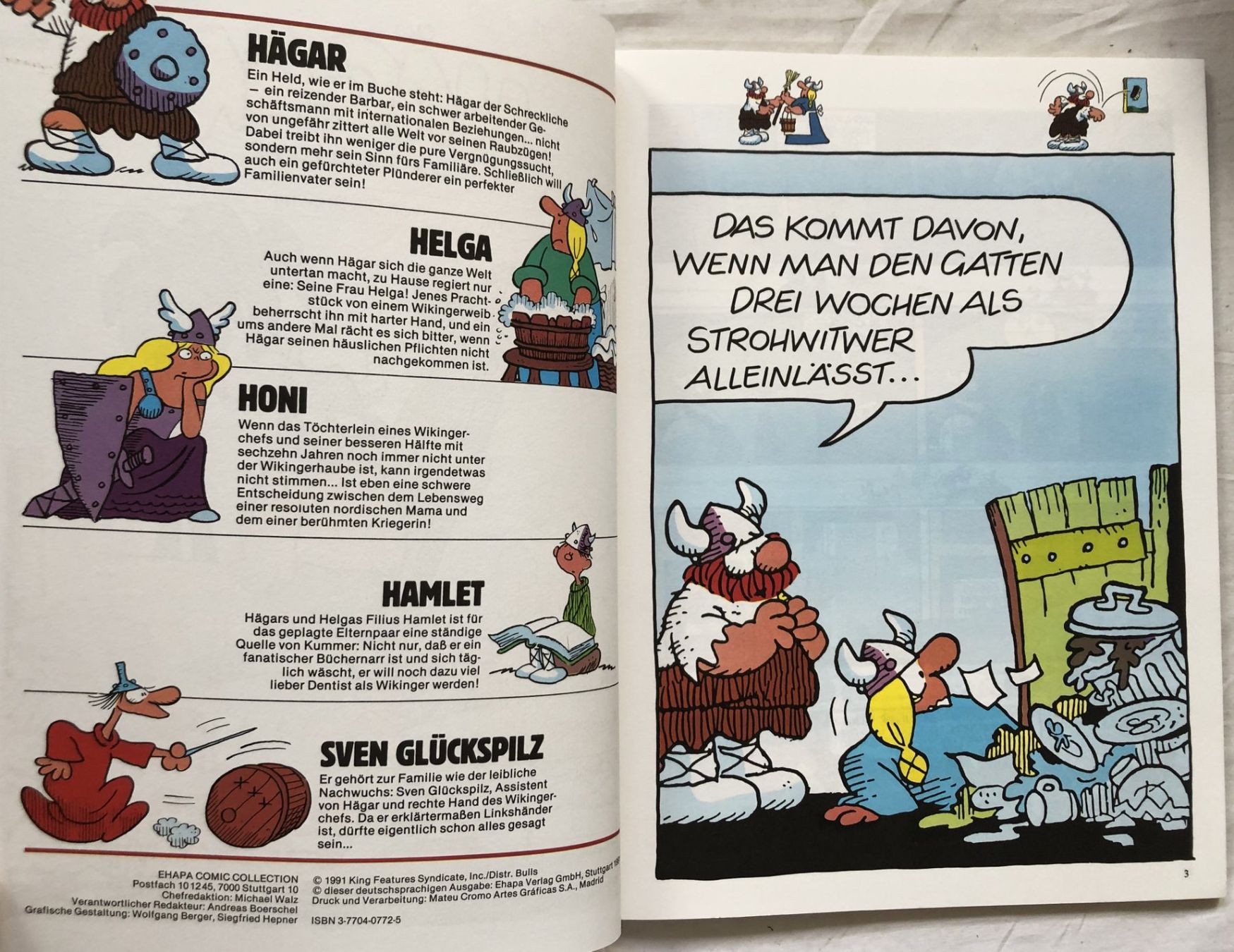 Comics: HÄGAR - Der Schreckliche - Band 7 - Badefreuden – Gebraucht aus Schaffhausen von durruti 2