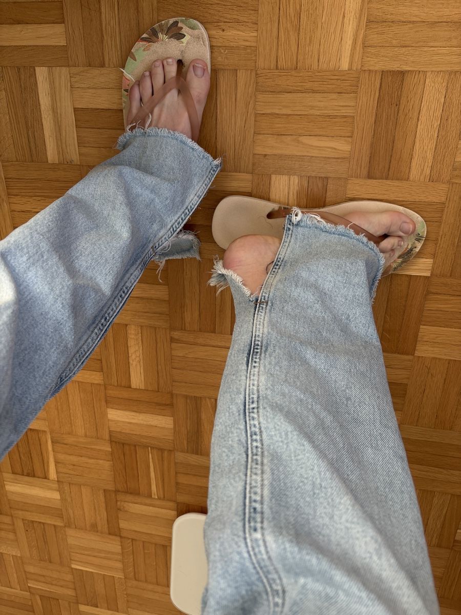 Jeans: Trendy frayed jeans – Usato da Winterthur venduto da kar_5kzx 5