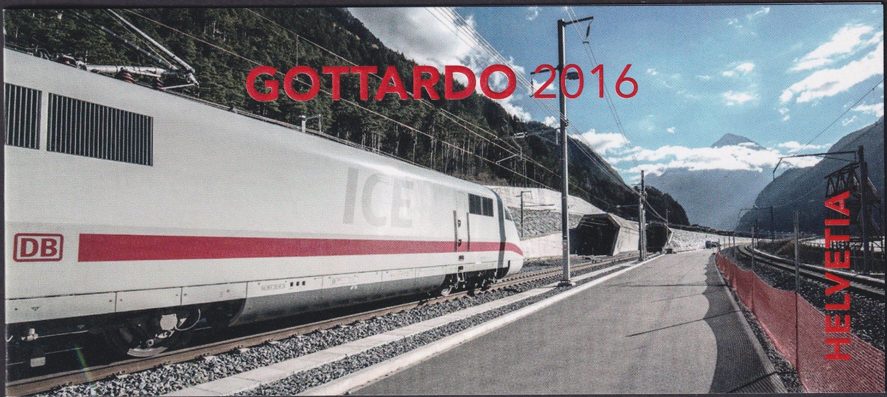 Tutti i francobolli: 2016: S115 (Markenheft) GOTTARDO postfrisch **. – Usato da Sursee venduto da Luzernerraute