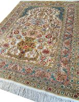 ⭐️⭐️⭐️SIGNÉ! EXCEPTIONEL TAPIS TURC "HEREKE" SOIE + FIL D'OR