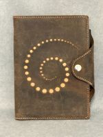 Leder Schreibmappe, Handmade, Sale Angebot