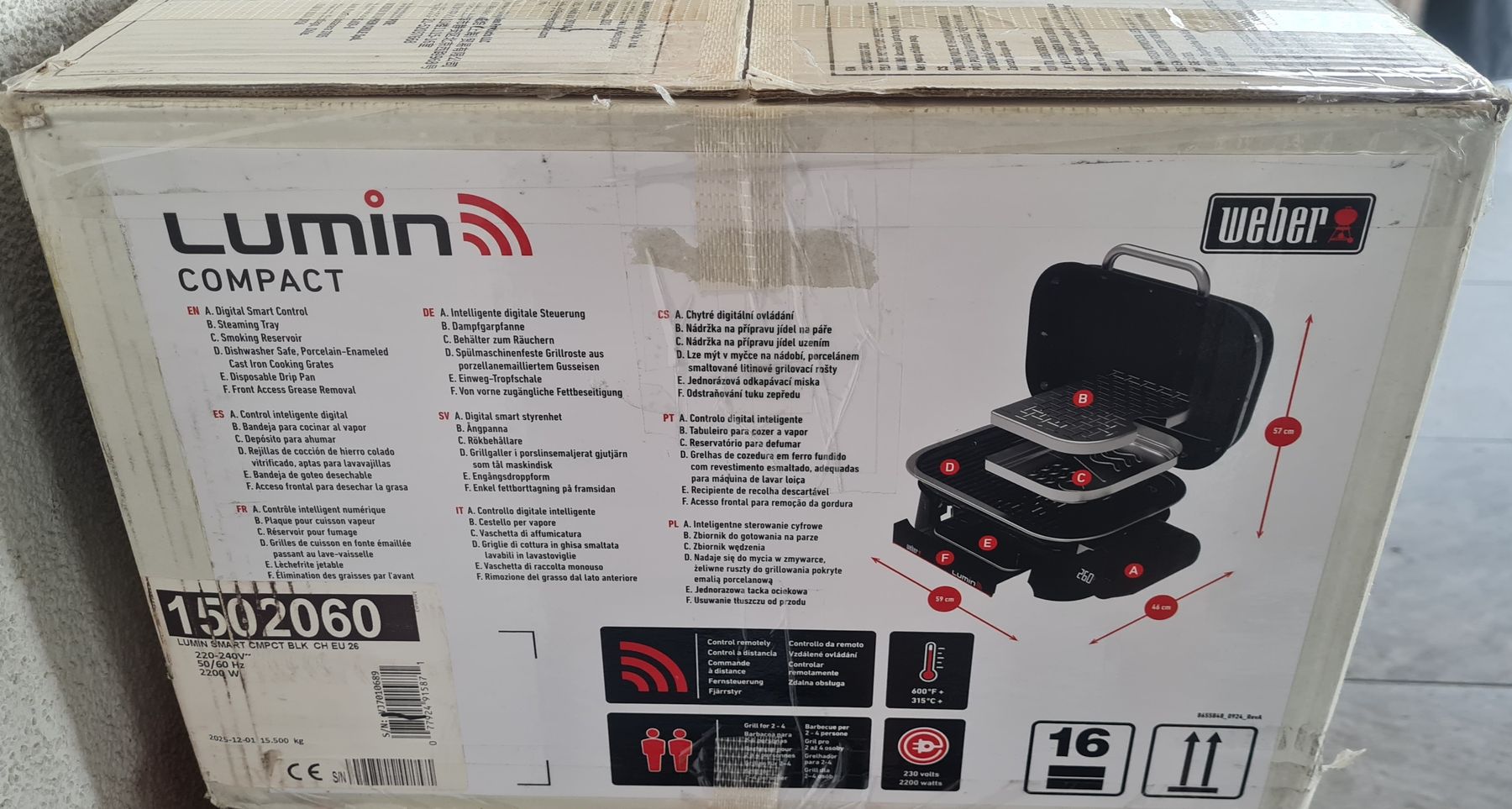 Weber Grills: Weber Lumin Compact neu und originalverpackt. – Neu und originalverpackt aus Wohlen AG von GTH2014 1