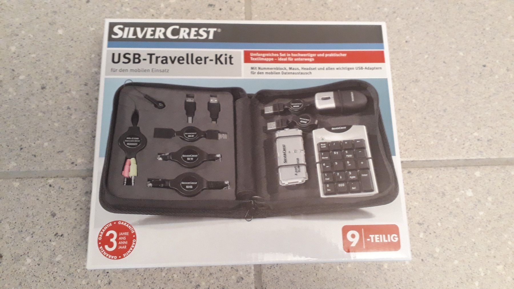 Unità & Adattatore: USB-Traveller-Kit (9-Teilig) NEU – Nuovo e nell'imballaggio originale da Stäfa venduto da Supertramp73