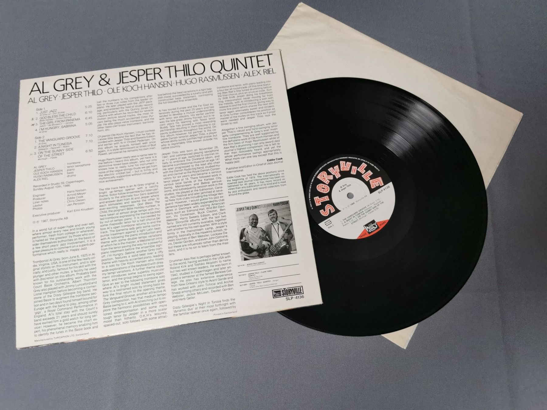 Schallplatten: Al Grey & Jesper Thilo Quintet 🎼 – Neu (gemäss Beschreibung) aus Grafenried von House-of-Oldies 1