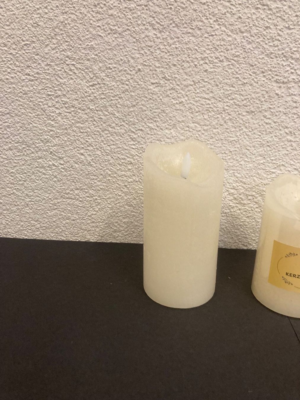 Candele: LED Echtwachs-Kerzen-Set, 3 Stück, mit  Timerfunktion, creme – Nuovo e nell'imballaggio originale da Neuenhof venduto da jorogo 3