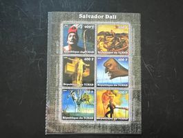 Salvador Dali Tschad  2002  Block **  (A1139)