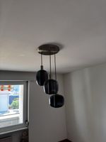 Hängeleuchte 3-flammig modern Rauchglas dunkel guter Zustand