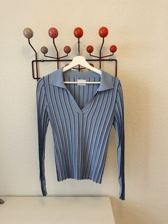 Stylisher Plissée-Pulli von Globus Essentials – Grösse M