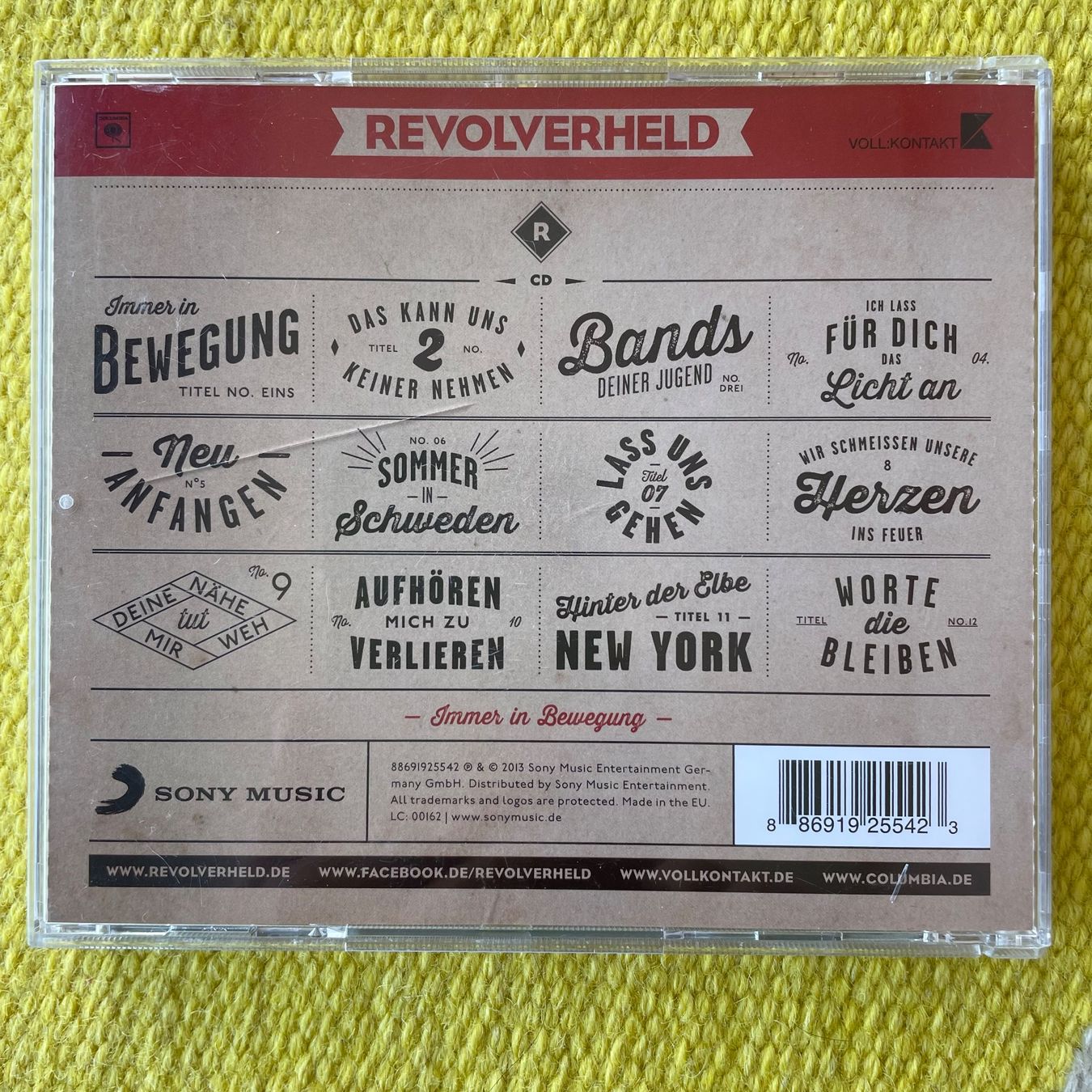 CD: REVOLVERHELD-IMMER IN BEWEGUNG – Usato da Rorschacherberg venduto da CD-Roli 1