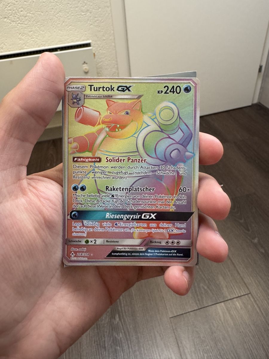 Pokémon Carte collezionabili: Turtok GX (Rainbow rare) – Nuovo (secondo la descrizione) da Düdingen venduto da noe_59gg
