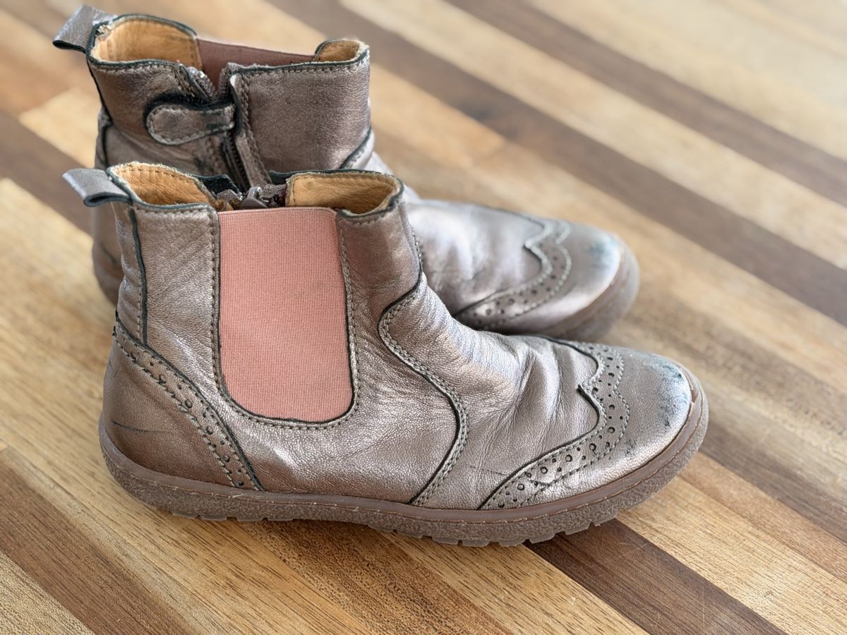 Bisgaard Scarpe per ragazze: Bisgaard Stiefelette, Gr. 32, Leder metallic finish – Usato da Allschwil venduto da cconnie 1