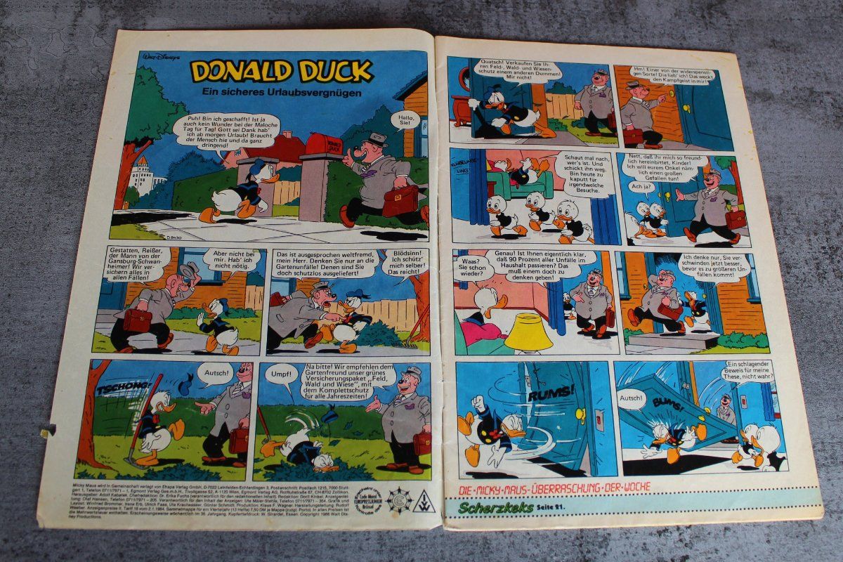 Fumetti: Micky Maus Heft Nr 10 vom 1.3.1986 – Usato da Weggis venduto da daisyflower 3