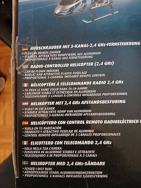 Kit di modellismo & Modellini statici: VENDO 2 ELICOTTERI RC – Nuovo e nell'imballaggio originale da Magadino venduto da Ivo02 2