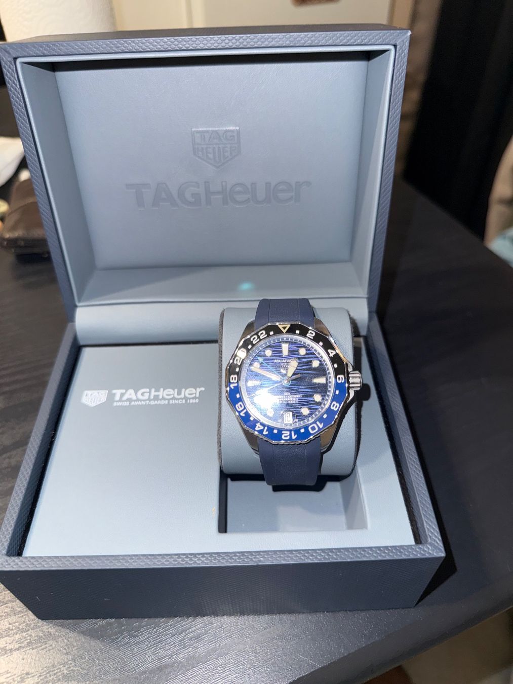 Tag Heuer Orologi: Tag heuer acquaracer gmt – Usato da Les Hauts-Geneveys venduto da fla_266g